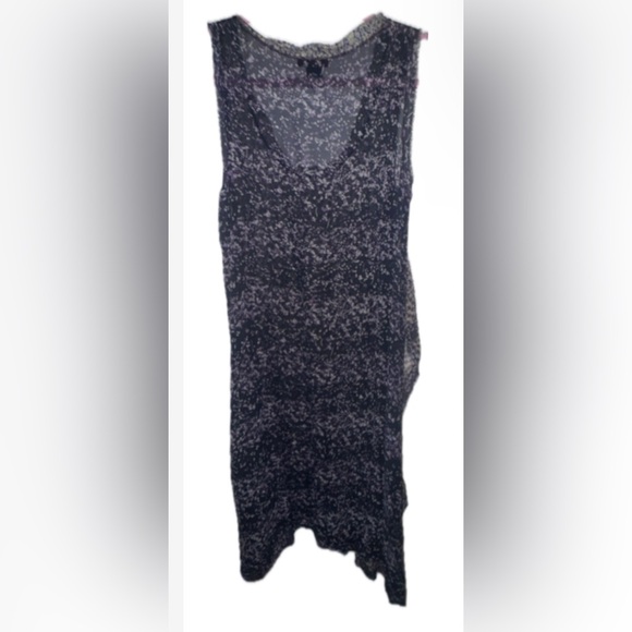 Vivienne Tam 100% Silk Two Print Dress/Tunic with Side Ruffles - Picture 8 of 8